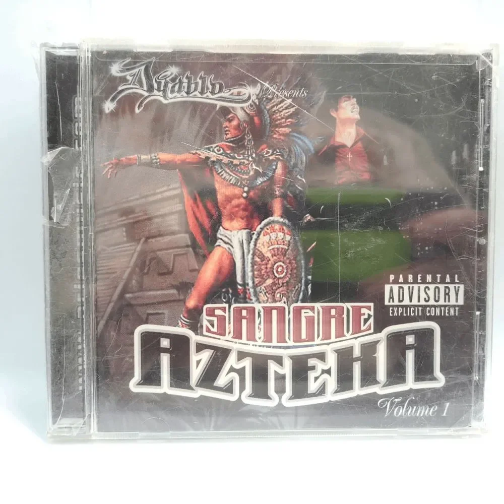 Sangre Azteca Volume 1 CD New Dyablo Parental Advisory Latin Rap ? Music Vintage
